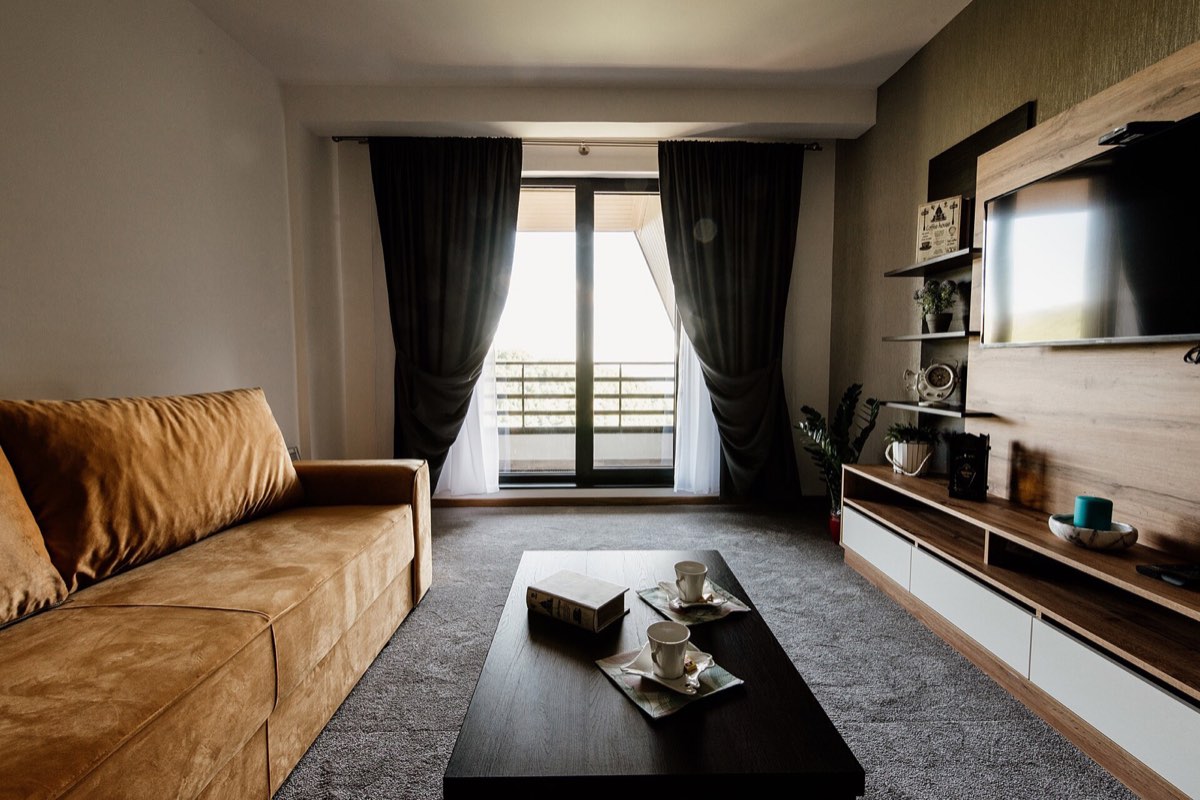 E-11 apartment living room