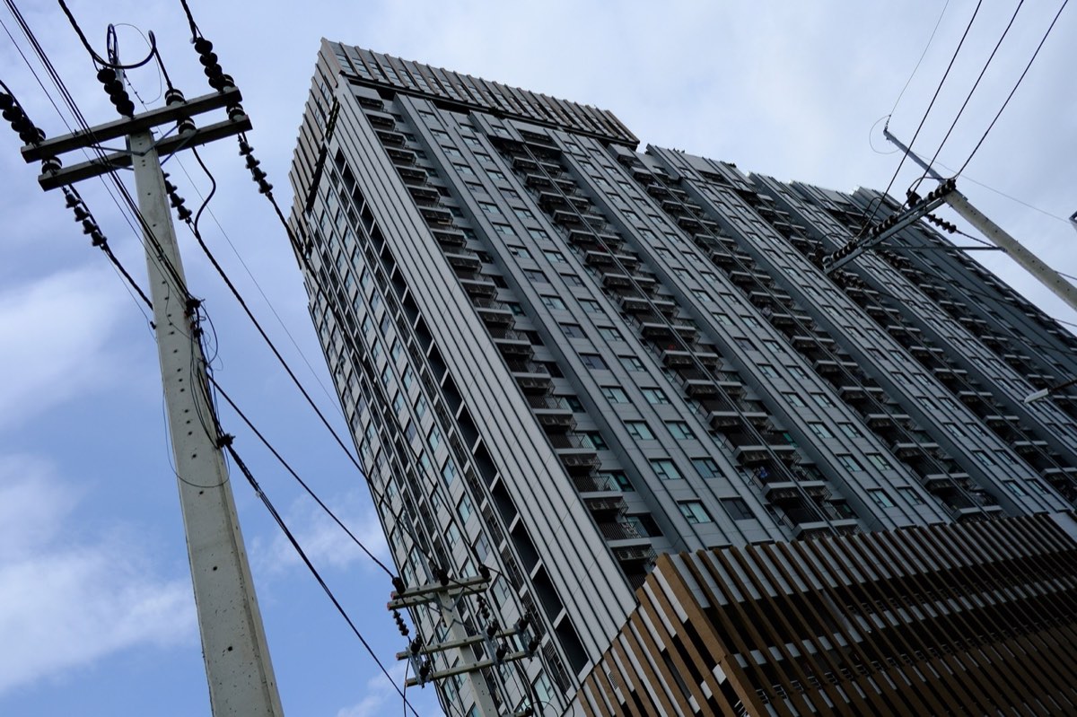 Completed high-rise commercial building